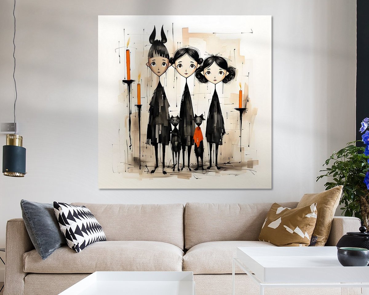 Example of the artwork in a room