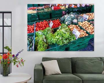 Des légumes frais sur le marché hebdomadaire sur Animaflora PicsStock