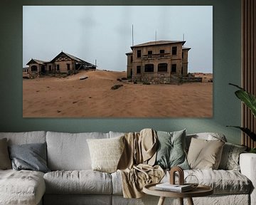 Architekt Haus Kolmanskop Kolmannskuppe in Namibia, Afrika von Patrick Groß