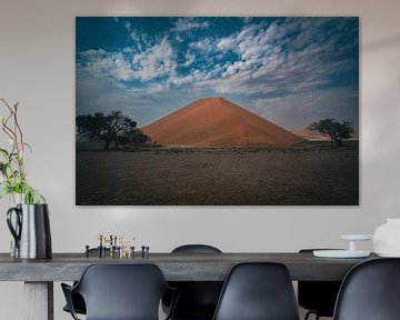 Zandduin in de Namib-woestijn van Namibië van Patrick Groß