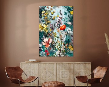 Fleurs motif botanique 10 #nature sur JBJart Justyna Jaszke