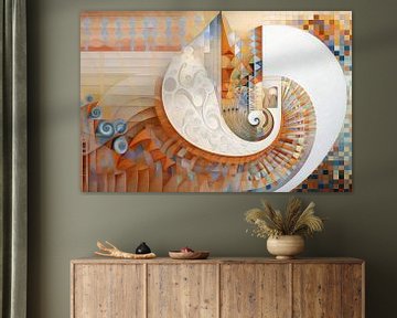 Nautilus Abstract van Jacky