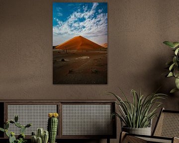 Duin in Sossusvlei in Namibië, Afrika van Patrick Groß