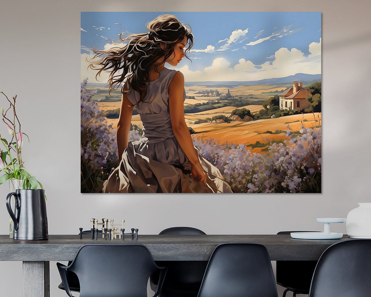 Example of the artwork in a room