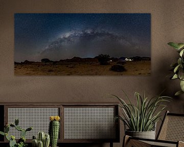 Panoramic view of the Milky Way over Namibia by Patrick Groß