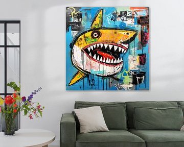 Veelkleurige haai II van ARTemberaubend