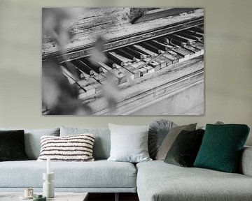Abandoned piano by Myron van Ruijven