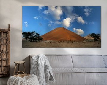 Duin in Sossusvlei in Namibië, Afrika van Patrick Groß