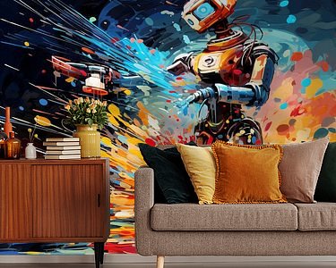 Example of the artwork in a room