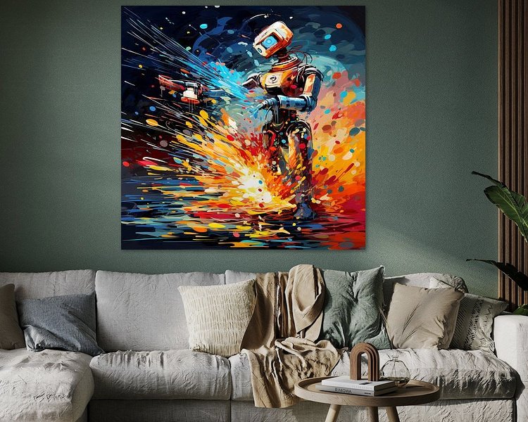 Example of the artwork in a room