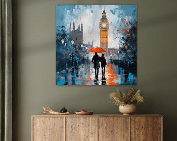 Regenachtig Londen van ARTemberaubend