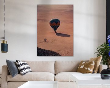 Vol en montgolfière au-dessus du désert du Namib en Namibie, Afrique sur Patrick Groß