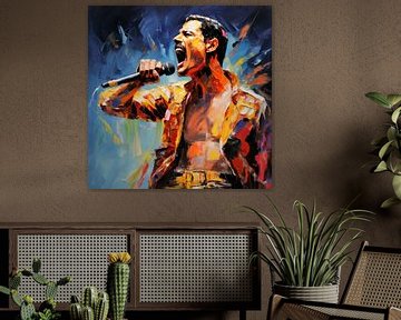 Freddie Mercury van ARTemberaubend