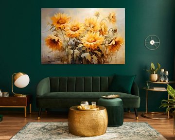 Bouquet de tournesols sur Heike Hultsch