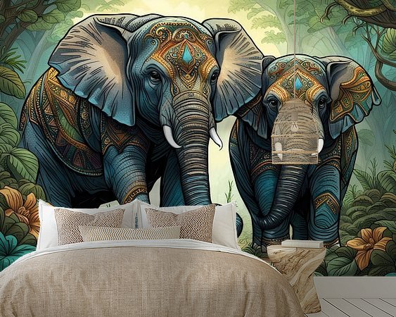 Example of the artwork in a room