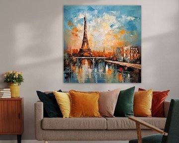 Eiffel Tower in Paris by ARTemberaubend