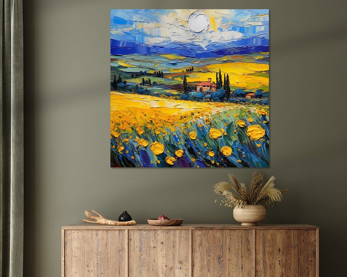 Example of the artwork in a room