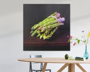 kleurenfoto van een Bosje Asperges van Monki's foto shop