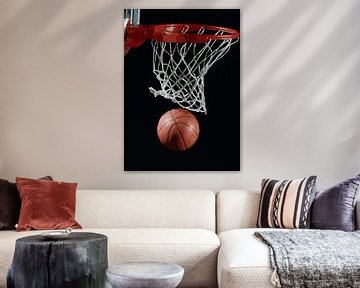 Motivational art of basketball vector by IHSANUDDIN .