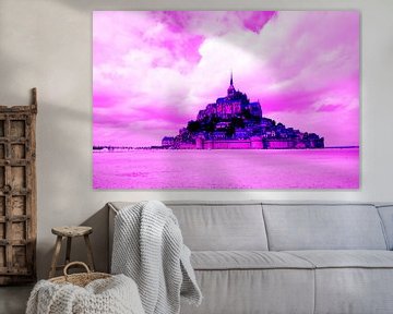 Roze Mont Saint Michel van FreddyFinn