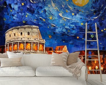 Kolosseum bei Nacht von ARTemberaubend