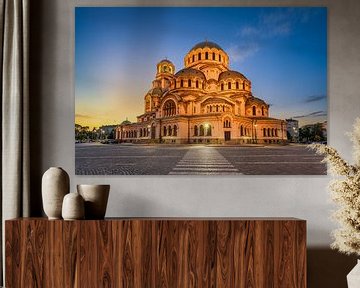 Alexander-Newski-Kathedrale in Sofia, Bulgarien von Michael Abid