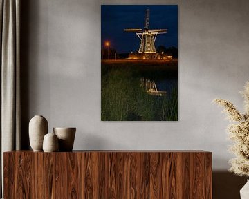 Authentic renovated windmill in Winterswijk  sur Tonko Oosterink