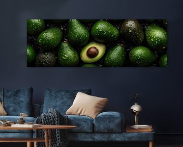 Panorama with fresh avocados by Studio XII