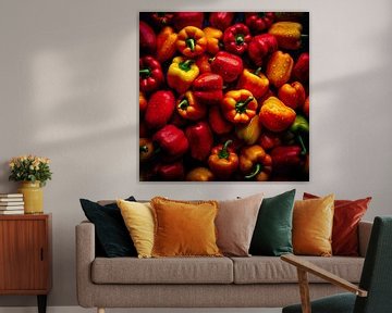 Fresh peppers by Studio XII