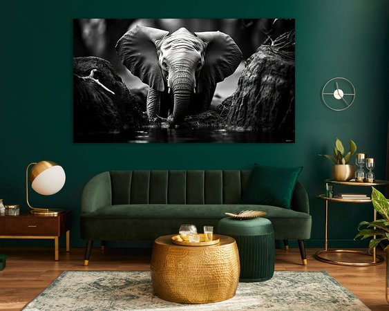 Example of the artwork in a room