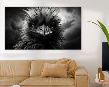 faune et flore en noir et blanc sur Gelissen Artworks