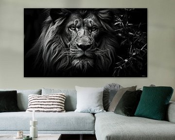 Wildtiere in Schwarz und Weiß von Gelissen Artworks