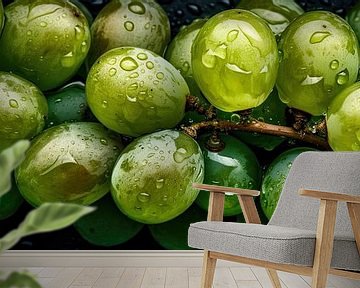 Panorama met Groene Druiven van Studio XII