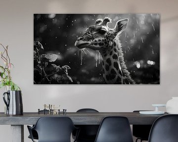 Wildtiere in Schwarz und Weiß von Gelissen Artworks