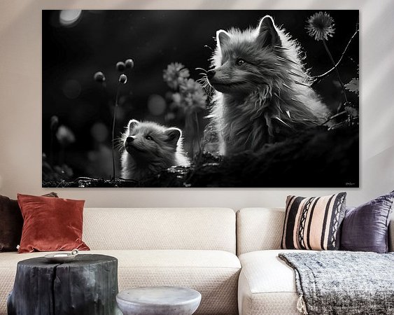 Example of the artwork in a room