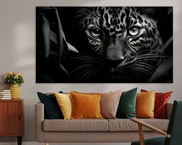 Wildtiere in Schwarz und Weiß von Gelissen Artworks