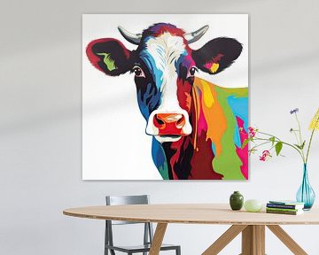 Vache pop art sur Imagine