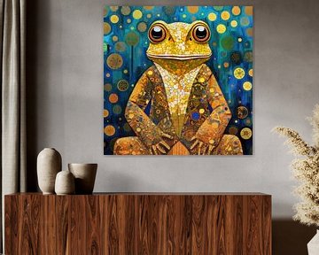Golden frog by ARTemberaubend