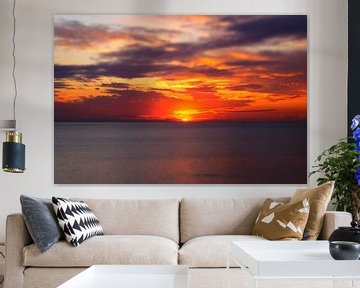 Sonnenuntergang in Australien (Hallett Cove) von Steve Puype