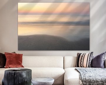 Gouden zonsondergang aan zee van Karijn | Fine art Natuur en Reis Fotografie