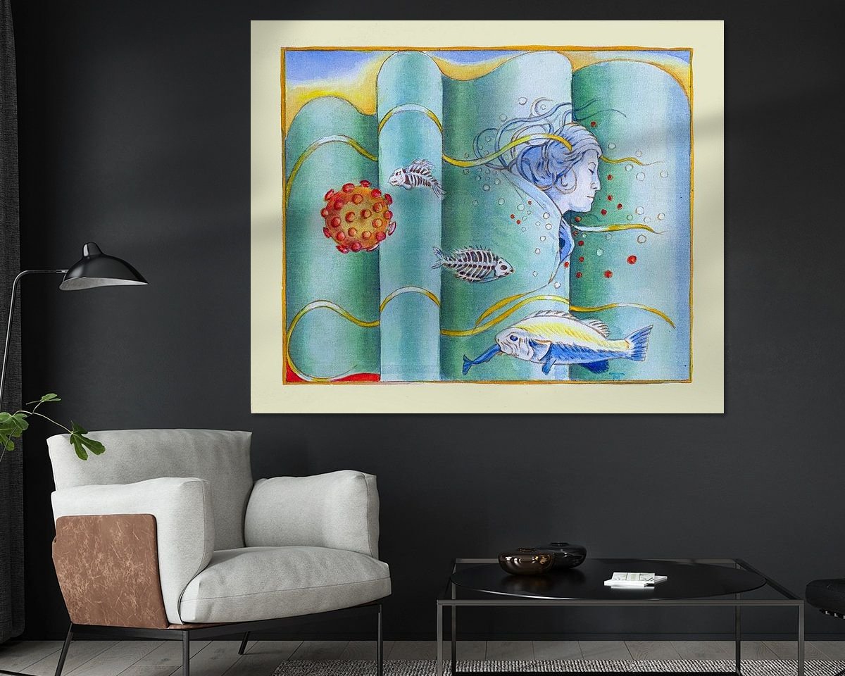 Example of the artwork in a room