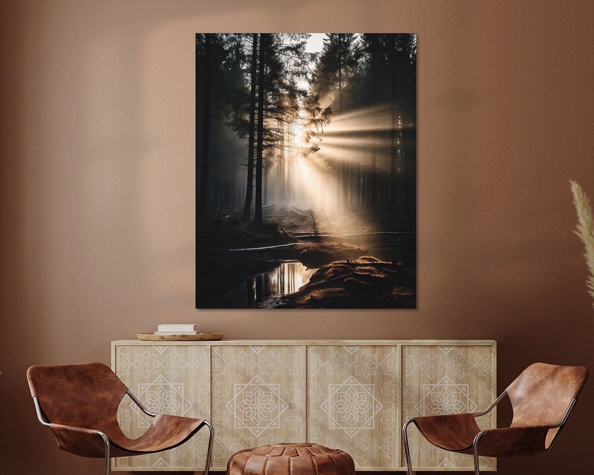 Example of the artwork in a room
