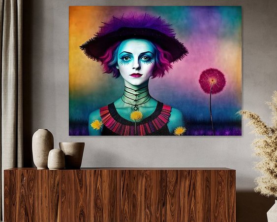 Example of the artwork in a room