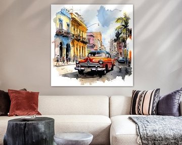 Vintage cars in Havana by ARTemberaubend