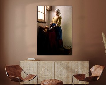 Vermeer: The Milkmaid by Ton de Zwart