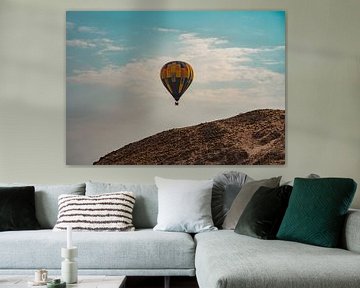 Luchtballonvaart over de Namib-woestijn Namibië, Afrika van Patrick Groß