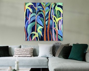 Colourful exotic rainforest plants by Anna Marie de Klerk