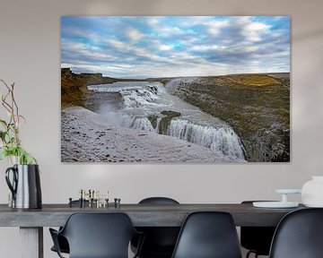 Wasserfall Gullfoss in Island von Patrick Groß