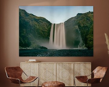 Skógafoss Waterfall in Iceland by Patrick Groß