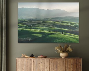 Lente in Val d'Orcia. Pienza, Toscane van Stefano Orazzini